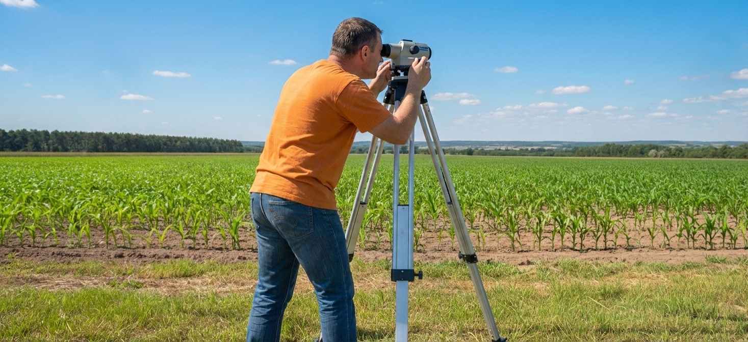Exemplo do aparato em uso no campo